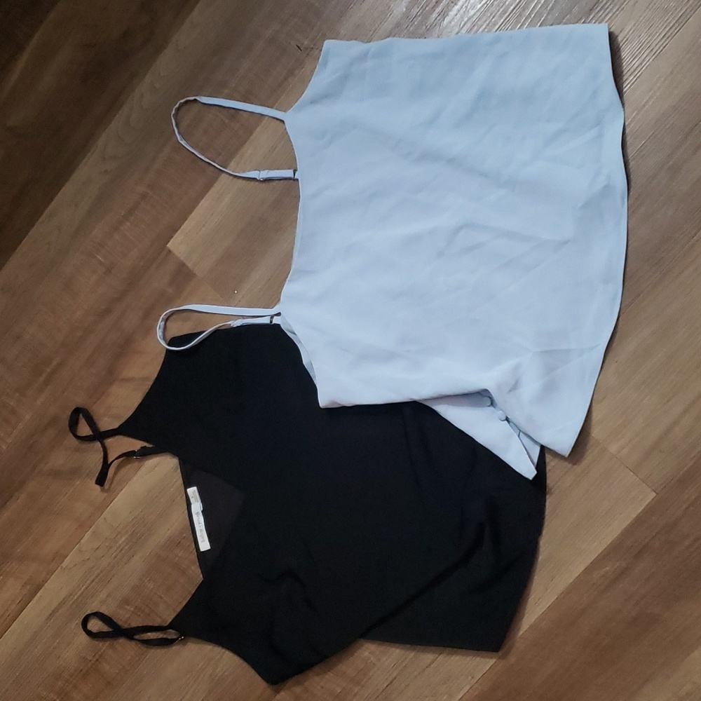 Bishop + Young Camisole Bundle Black & Light Blue Minimalist Preppy